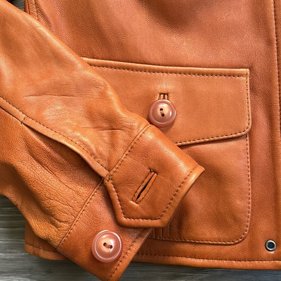 Vintage George 100% Leather Women’s Jacket - Picture 3 of 16